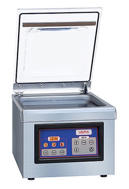 Machine d'emballage Vama Vac Box 370 avec sous-structure